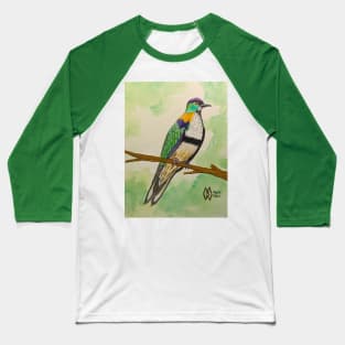 Superb fruit dove in the rainforest Baseball T-Shirt